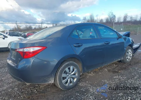 2014 Toyota Corolla Le from USA, damaged, VIN 2T1BURHE0EC136661